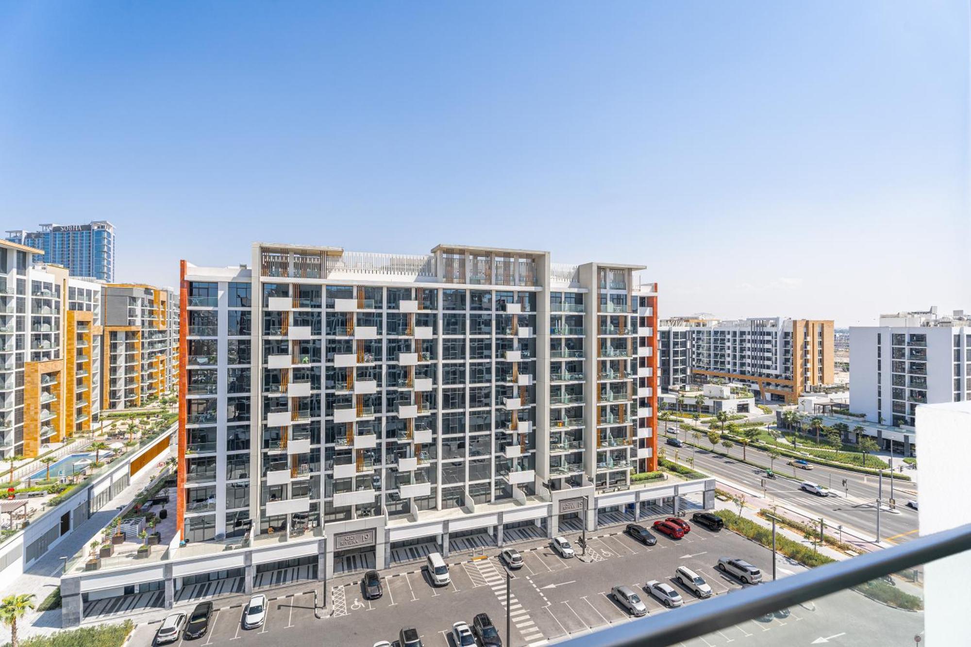 Escape24 Stylish Studio Azizi Riviera 8 Meydan One Dubai Dış mekan fotoğraf